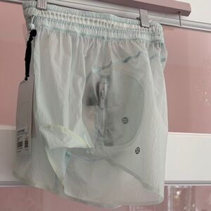 Lululemon Athletica Sheer Mint Athletic Shorts